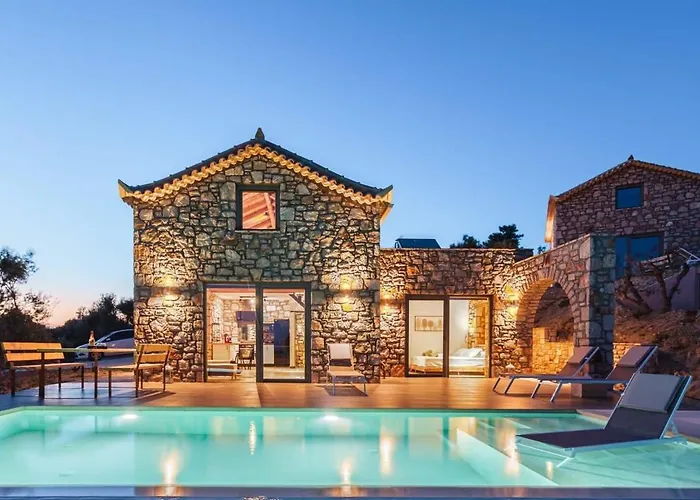 Вилла Gerakada Exclusive-seaview With Private Pool Корони