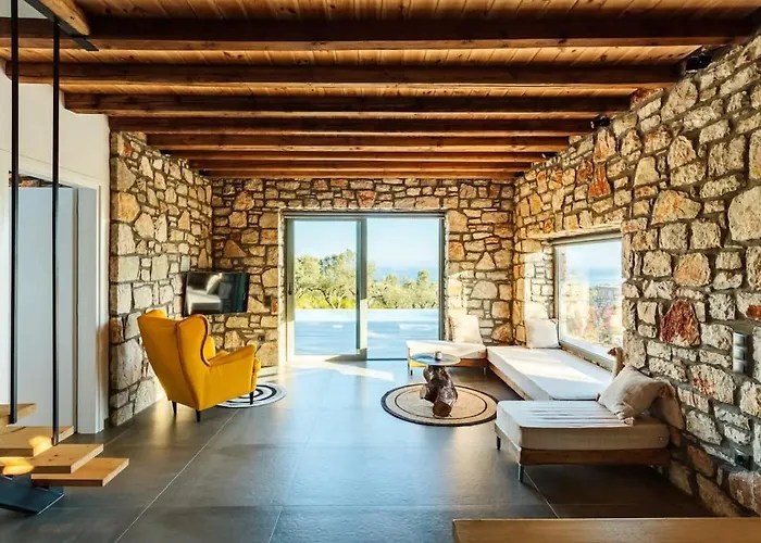 Вилла Gerakada Exclusive-seaview With Private Pool